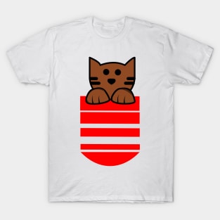 Cat in the Pocket T-Shirt